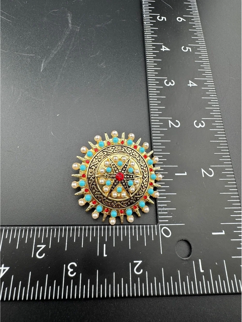 Bohemian Style Cameo Brooch
